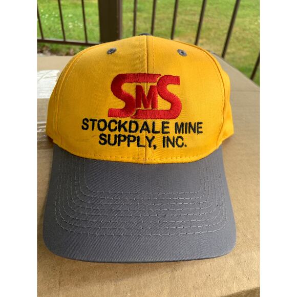 Atlas Copco SMS Stockdale Mine Supply Inc Embroidered Baseball Cap - Picture 1 of 4